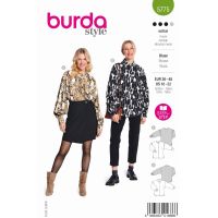 Strih Burda 5775 - Košeľa, blúzka so skrytým zapínaním