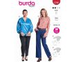 Strih Burda 5780 - Blúzka, hodvábna blúzka