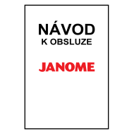 Tlačený návod na Janome CoverPro 3000P