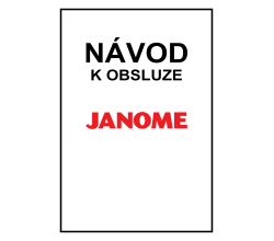 Tlačený návod na Janome MC550E LE