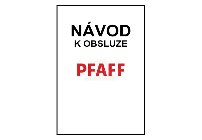 Návod, manuál na Pfaff Admire Air 7000