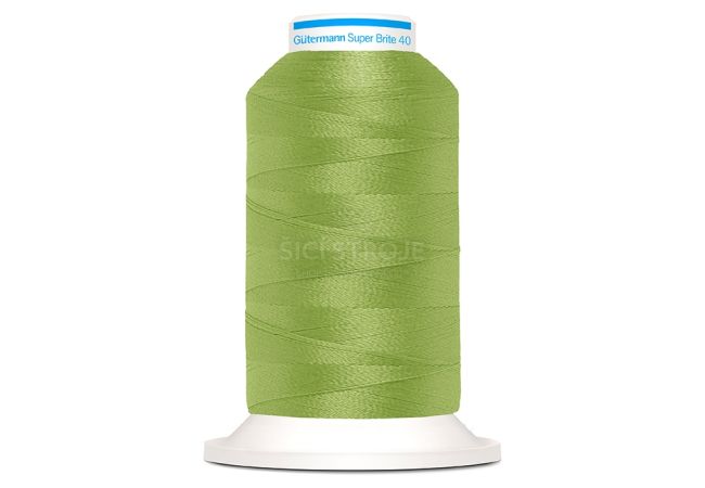 Vyšívacia niť Gütermann Super Brite Polyester 40 1000 m - 9150