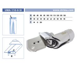 Lemovač na všívanie pásky pre šijacie stroje UMA-110-O-SI 110/42 H