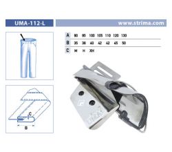 Lemovač na všívanie pásky pre šijacie stroje UMA-112-L 100/40 XH