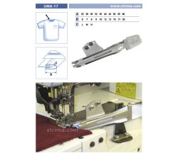 Lemovač obojstranný pre šijacie stroje UMA-17 40/12 M