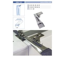 Zakladač pútok pre šijacie stroje UMA-123 25/12,5 XH