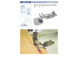 Zakladač s podvinutím pre šijacie stroje UMA-179 15-15 M