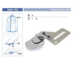 Zakladač špeciálny pre šijacie stroje UMA-184 6 L