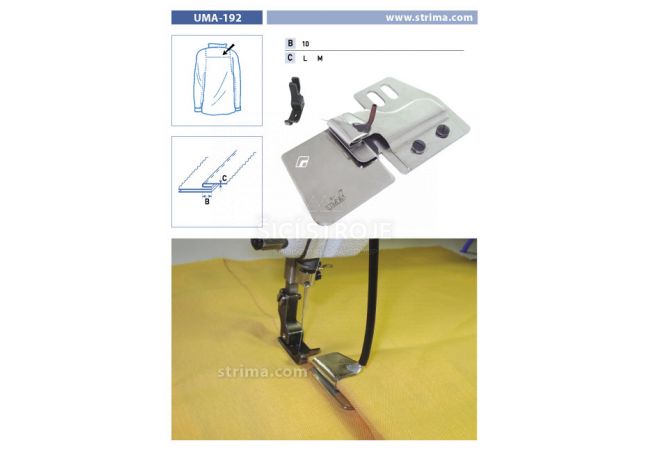 Zakladač špeciálny pre šijacie stroje UMA-192 10 L