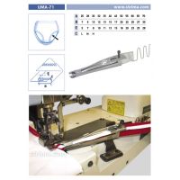 Lemovač jednostranný pre šijacie stroje UMA-71 60/25/23 M