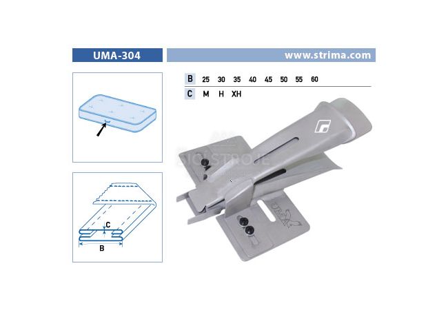 Zakladač špeciálny pre šijacie stroje UMA-304 H
