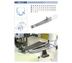 Lemovač obojstranný pre šijacie stroje UMA-72 30/8/6 M