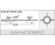 Strojové ihly pre priemyselné šijacie stroje Schmetz 135X5 SKL 80