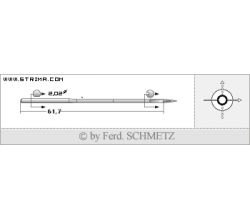 Strojové ihly pre priemyselné šijacie stroje Schmetz 2331 F EXT.LG 130