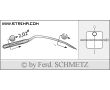 Strojové ihly pre priemyselné šijacie stroje Schmetz 251 EU 65