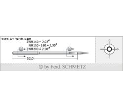 Strojové ihly pre priemyselné šijacie stroje Schmetz 328 (R) 140