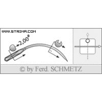 Strojové ihly pre priemyselné šijacie stroje Schmetz 4117100