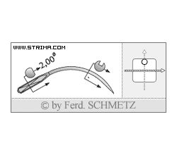 Strojové ihly pre priemyselné šijacie stroje Schmetz 4117100