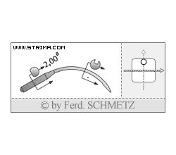 Strojové ihly pre priemyselné šijacie stroje Schmetz 4118100