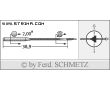 Strojové ihly pre priemyselné šijacie stroje Schmetz 4463-35 SD1 100