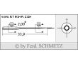Strojové ihly pre priemyselné šijacie stroje Schmetz 558120