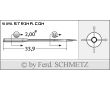 Strojové ihly pre priemyselné šijacie stroje Schmetz 558 SPI 100
