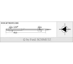 Strojové ihly pre priemyselné šijacie stroje Schmetz 794 D 160