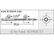 Strojové ihly pre priemyselné šijacie stroje Schmetz DMX5 160