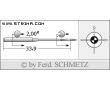 Strojové ihly pre priemyselné šijacie stroje Schmetz SY 1965 65