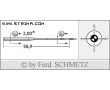 Strojové ihly pre priemyselné šijacie stroje Schmetz UY 121 GBS 90