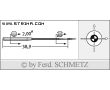 Strojové ihly pre priemyselné šijacie stroje Schmetz UY 121 GUS 90