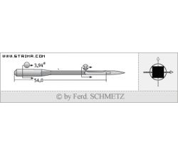 Strojové ihly pre priemyselné šijacie stroje Schmetz UY 9844 GA 300