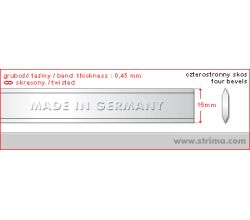 Nôž do pásovej píly 8210x15x0,45mm (C) twisted BS