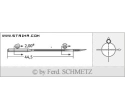 Strojové ihly pre priemyselné šijacie stroje Schmetz 71 L 140