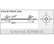 Strojové ihly pre priemyselné šijacie stroje Schmetz UY 128 GAS SPI 90