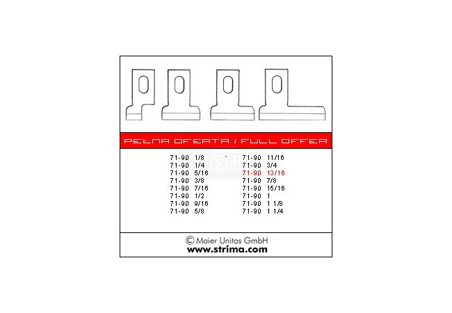Nôž 71-90 13/16 HSS MAIER