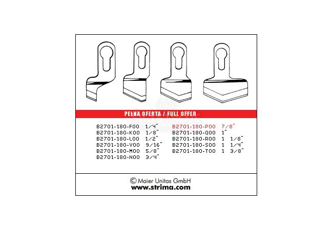Nôž B2701-180-P00 7/8 MAIER