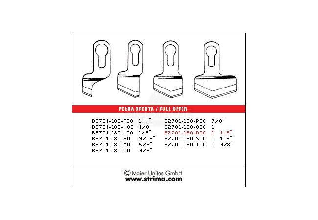 Nôž B2701-180-R00 1 1/8 MAIER