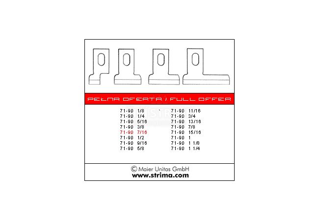 Nôž 71-90 7/16 HSS MAIER
