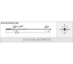 Strojové ihly pre priemyselné šijacie stroje Schmetz 137X1 110