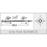 Strojové ihly pre priemyselné šijacie stroje Schmetz 82X1 90