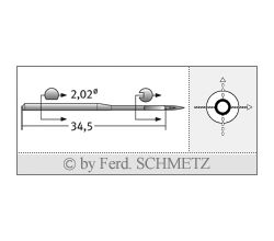 Strojové ihly pre priemyselné šijacie stroje Schmetz 150 90