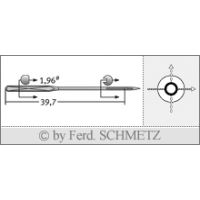 Strojové ihly pre priemyselné šijacie stroje Schmetz 1836 80