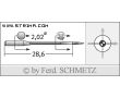 Strojové ihly pre priemyselné šijacie stroje Schmetz B-29 SES 130