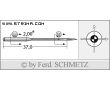 Strojové ihly pre priemyselné šijacie stroje Schmetz 149X7 SUK 65