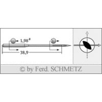 Strojové ihly pre priemyselné šijacie stroje Schmetz 332 LL 130
