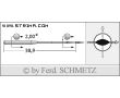 Strojové ihly pre priemyselné šijacie stroje Schmetz 135X16 NW 125