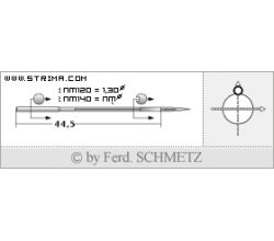 Strojové ihly pre priemyselné šijacie stroje Schmetz 367 S 140