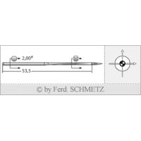 Strojové ihly pre priemyselné šijacie stroje Schmetz SY 8145 SES 160