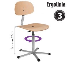 Priemyselná stolička ERGOLINIA 10004